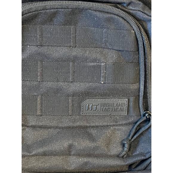 Highland Tactical Black Backpack XL - Picture 3 of 6